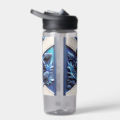Wasserflasche mit Scottish Thistles Design Trinkflasche (Rechts)