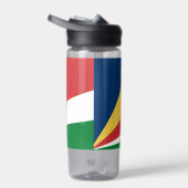Wasserflasche mit Seychelles Colour Design Trinkflasche (Rechts)