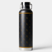 Wasserflasche mit Shine-Logo-Muster Trinkflasche (Rückseite)