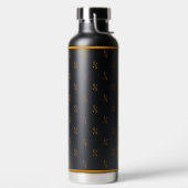 Wasserflasche mit Shine-Logo-Muster Trinkflasche (links)
