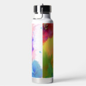 Wasserflasche mit Strohhalm Trinkflasche (rechts)