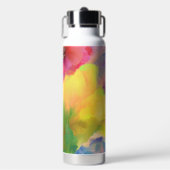 Wasserflasche mit Strohhalm Trinkflasche (Vorderseite)