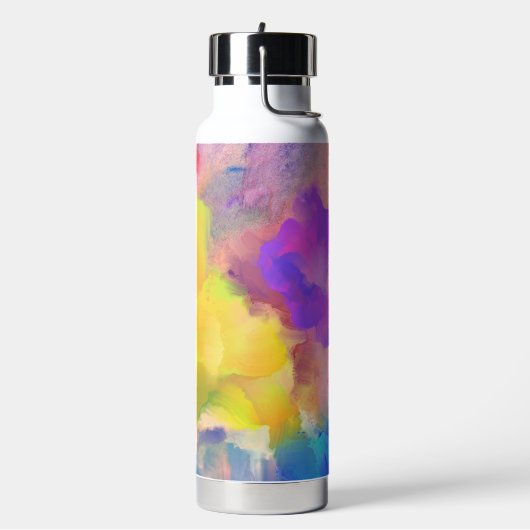 Wasserflasche mit Strohhalm Trinkflasche (Links)