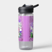Wasserflasche mit trendy Young Girl mit Butterfl Trinkflasche (Links)