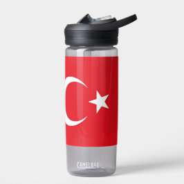 Wasserflasche mit türkischer Flagge Trinkflasche