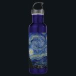 Wasserflasche mit Van Gogh' Starry Night Edelstahlflasche<br><div class="desc">Bleibe und stilvoll mit unserer Edelstahl Wasserflasche mit einem Druck der Van Gogh's Starry Night. Diese Wasserflasche ist nicht nur funktionell, sondern auch eine schöne und einzigartige Art, Ihr Wasser zu tragen. Die Ausgabe von Starry Night ist eine hochwertige Reproduktion eines der berühmtesten Gemälde von Vincent van Gogh. Die lebendige...</div>
