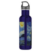 Wasserflasche mit Van Gogh' Starry Night Edelstahlflasche (Rückseite)