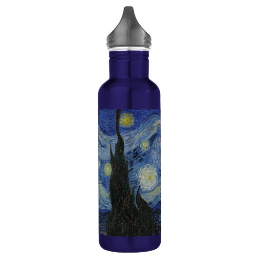 Wasserflasche mit Van Gogh' Starry Night Edelstahlflasche (Links)