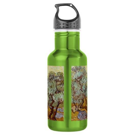 Wasserflasche mit Van Gogh's Olivenbäumen (Rückseite)