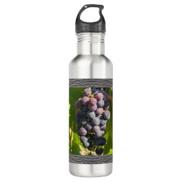 Wasserflasche mit Weintrauben Edelstahlflasche