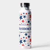 Wasserflasche Patriotische Sterne Demokrat Trinkflasche (Links)