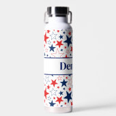 Wasserflasche Patriotische Sterne Demokrat Trinkflasche (Vorne)