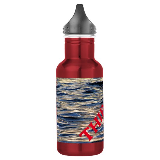 Wasserflasche - personalisiert (Links)