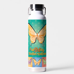 Wasserflasche - Pop Schmetterlinge - Buellton.Art Trinkflasche