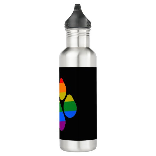 Wasserflasche Regenbogenpfeifen Edelstahlflasche (Rechts)
