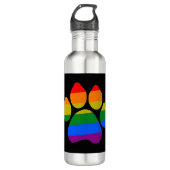 Wasserflasche Regenbogenpfeifen Edelstahlflasche (Vorderseite)