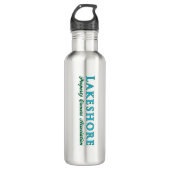 Wasserflasche, rostfreier Stahl, 24 oz Edelstahlflasche (Vorderseite)