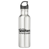 Wasserflasche, rostfreier Stahl, 24 oz roter Sat Edelstahlflasche (Vorderseite)