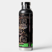 Wasserflasche - Schöne Kunst Trinkflasche (links)