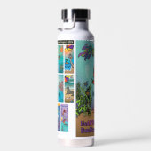 Wasserflasche - Scuba Cat - Buellton.Art Trinkflasche (Rechts)