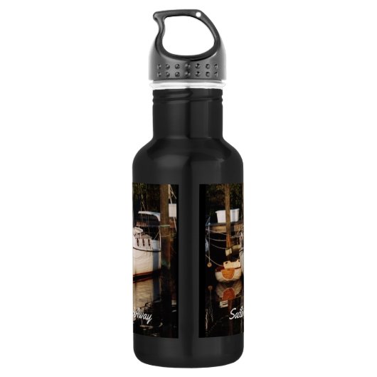 Wasserflasche Segeln (Rückseite)