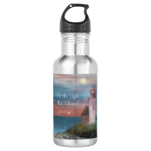Wasserflasche "Sei das Licht, das scheut!"