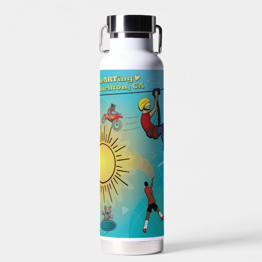 Wasserflasche - Sporty Sky Trinkflasche (Vorne)