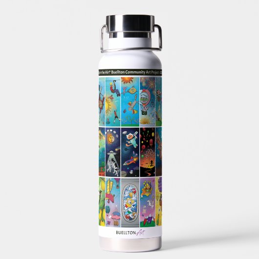 Wasserflasche - Sprinklen Trinkflasche (Rückseite)