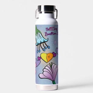 Wasserflasche - theARTing Blume - Buellton.Art Trinkflasche