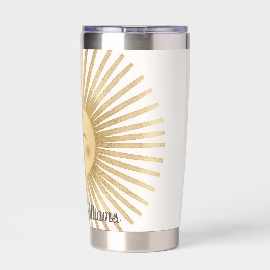 Wasserflasche Thermobecher (Rückseite)