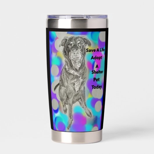 Wasserflasche Thermobecher (Vorderseite)