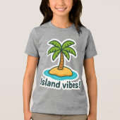 Wasserflasche Tri-Blend Shirt (Vorderseite)