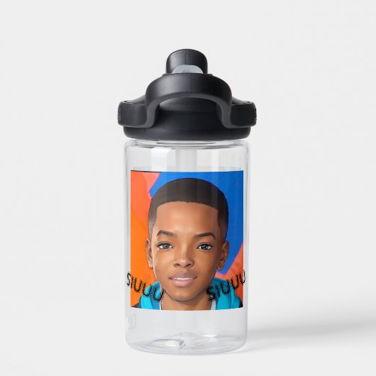 Wasserflasche Trinkflasche (Rückseite)