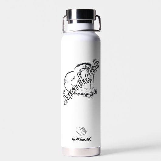 Wasserflasche Trinkflasche (Rückseite)