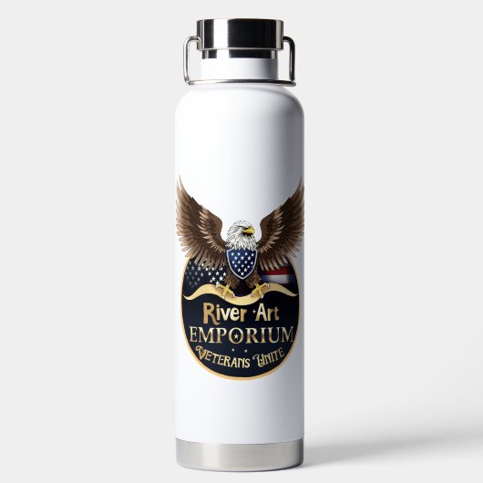 Wasserflasche Trinkflasche (Rückseite)