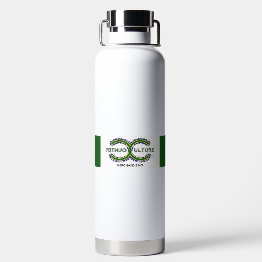 Wasserflasche Trinkflasche (Rückseite)