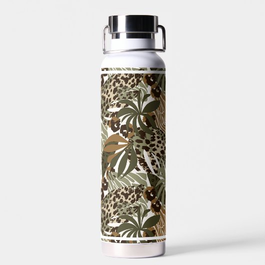 Wasserflasche Tropentierwerbung Trinkflasche (Rückseite)