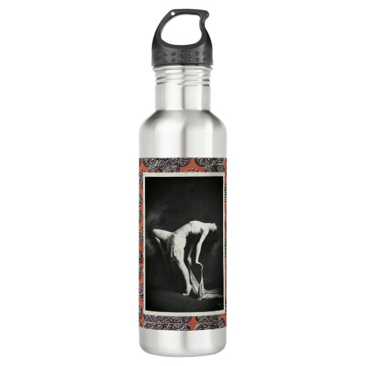 Wasserflasche Vintages Tänzer-Foto Edelstahlflasche (Vorderseite)