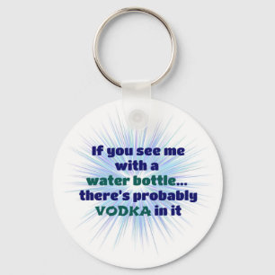 Wasserflasche VODKA Geschenkartikel FUNNY Schlüsselanhänger