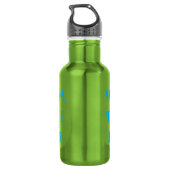 Wasserflasche - WASSER-Gestaltung 2 (Rückseite)
