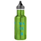 Wasserflasche - WASSER-Gestaltung 2 (Rechts)