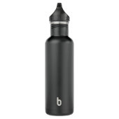 Wasserflasche - Wasser im Stil Edelstahlflasche (Rechts)