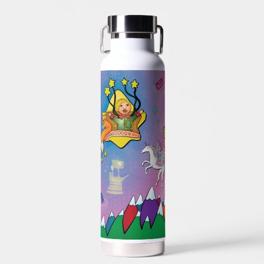 Wasserflasche - Wunderland Trinkflasche (Vorne)