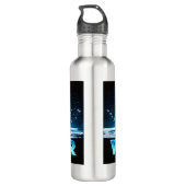 Wasserflasche | YouTuber-Herausforderung Edelstahlflasche (Rückseite)