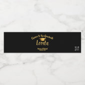 Wasserflaschen-Etikett der Graduierungspartei Wasserflaschenetikett (Einzelnes Label)