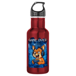 Wasserflaschen-Fuchs-Gamer Edelstahlflasche