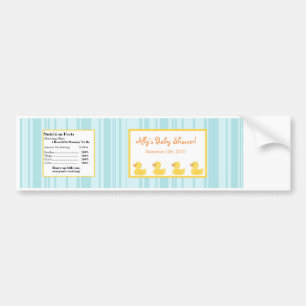 Wasserflaschen Gummi Ducky Blasen Autoaufkleber