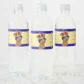Wasserflaschen Labels, Tony Baby-Dusche, blaues ro Wasserflaschenetikett (Flaschen)