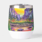 Wasserflaschen-Stil: Stemless Wine Tumbler, (Vorderseite)