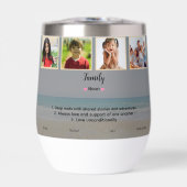 Wasserflaschen-Stil: Stemless Wine Tumbler, (Vorderseite)